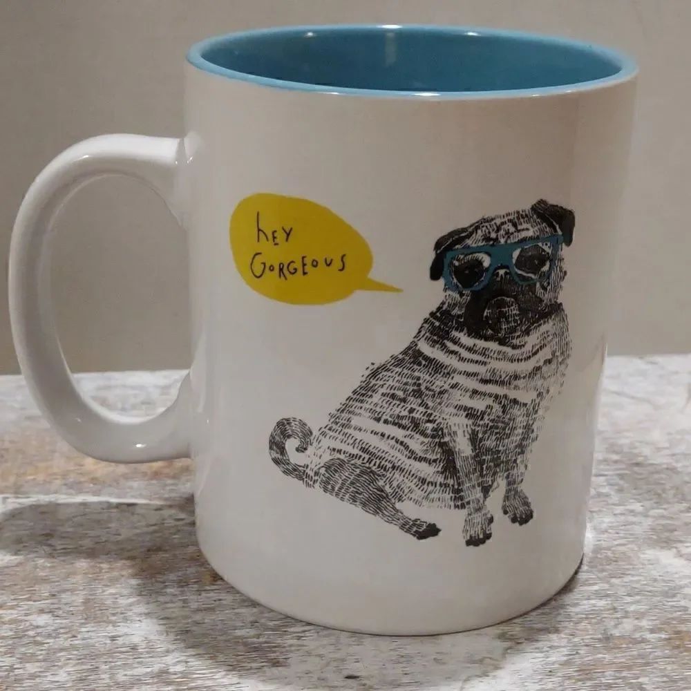 👍 Pug Mug Hey Gorgeous! C7